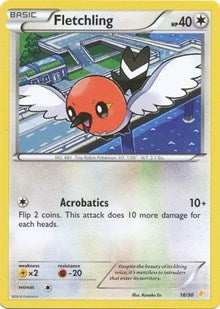 Image for Fletchling (16/30) - Pokemon