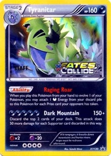 Image for Tyranitar - XY130 (Prerelease) [Staff] (XY130) - Pokemon