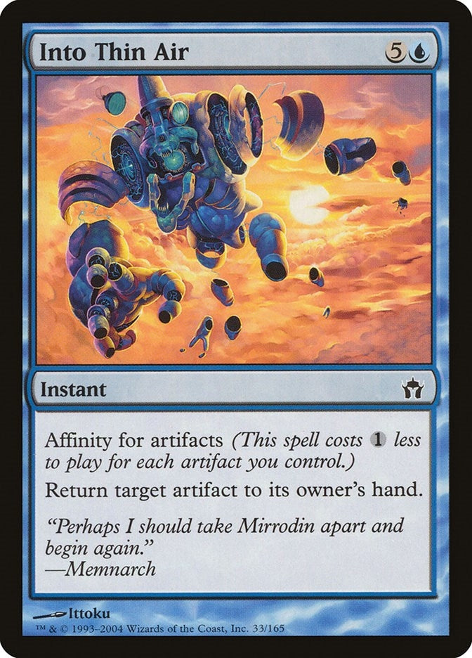 Image for Into Thin Air (33) - Magic: The Gathering