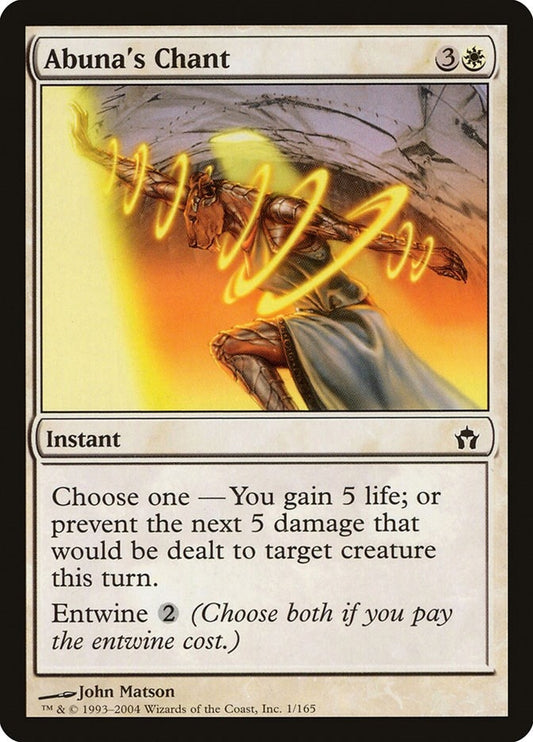 Image for Abuna's Chant (1) - Magic: The Gathering