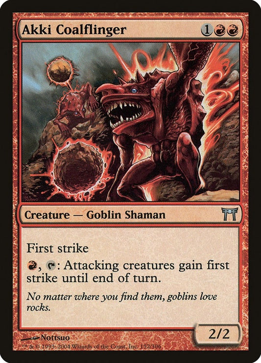 Image for Akki Coalflinger (152) - Magic: The Gathering
