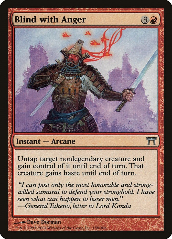 Image for Blind with Anger (158) - Magic: The Gathering