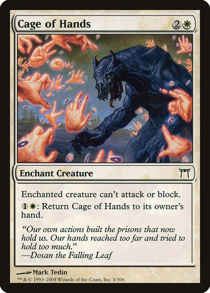 Image for Cage of Hands (3) - Magic: The Gathering