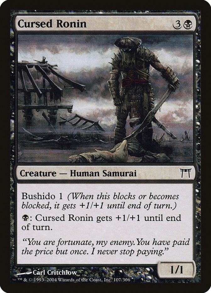 Image for Cursed Ronin (107) - Magic: The Gathering