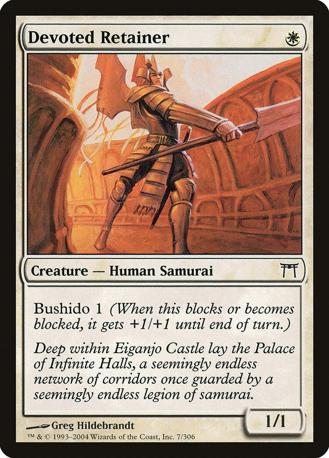 Image for Devoted Retainer (7) - Magic: The Gathering