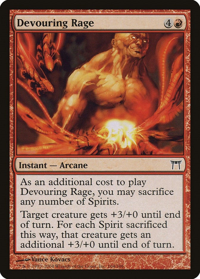 Image for Devouring Rage (164) - Magic: The Gathering