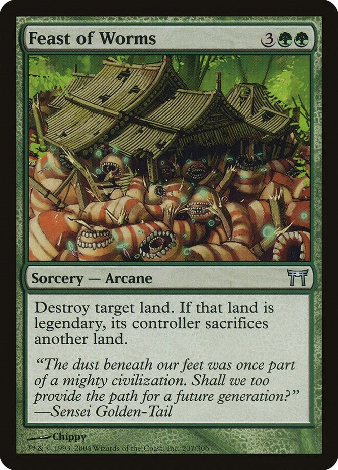 Image for Feast of Worms (207) - Magic: The Gathering