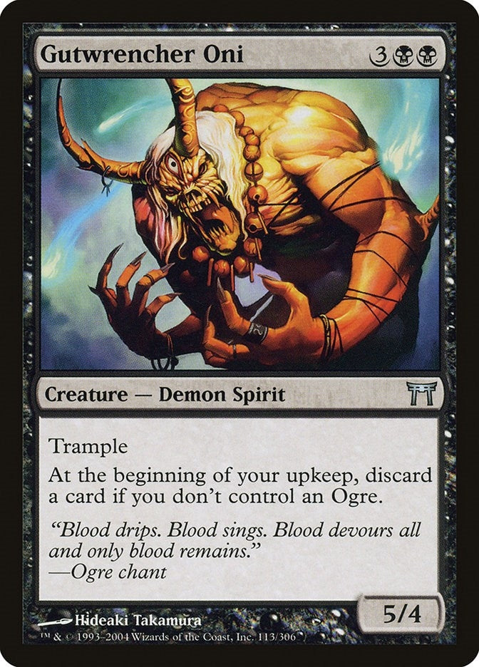 Image for Gutwrencher Oni (113) - Magic: The Gathering