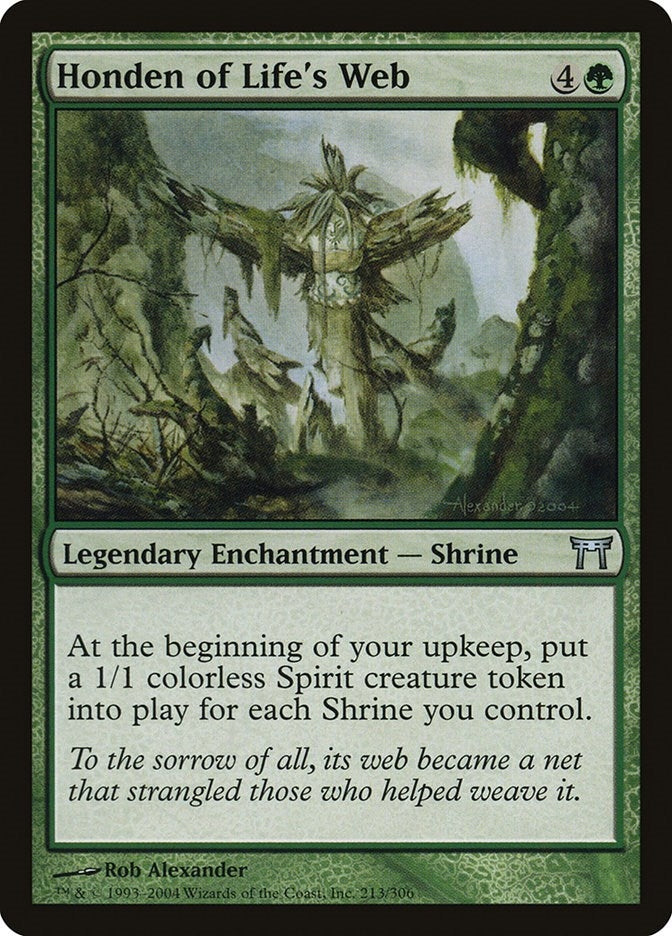 Image for Honden of Life's Web (213) - Magic: The Gathering