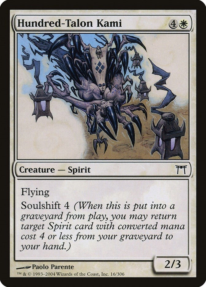 Image for Hundred-Talon Kami (16) - Magic: The Gathering