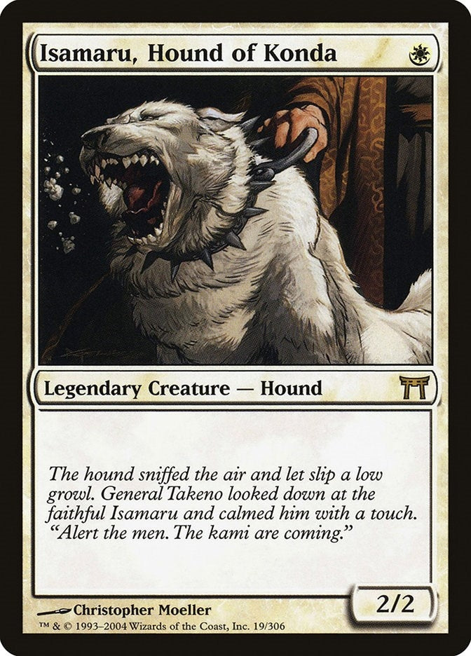 Image for Isamaru, Hound of Konda (19) - Magic: The Gathering
