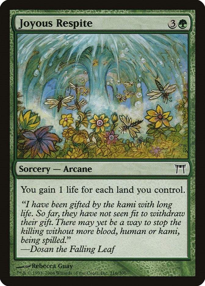 Image for Joyous Respite (216) - Magic: The Gathering