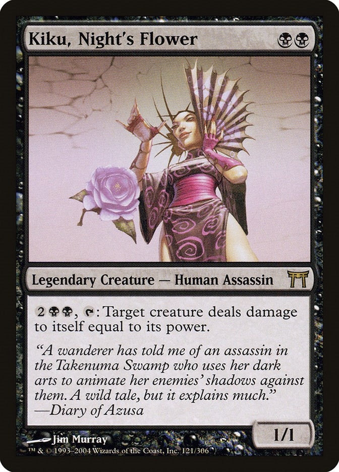 Image for Kiku, Night's Flower (121) - Magic: The Gathering
