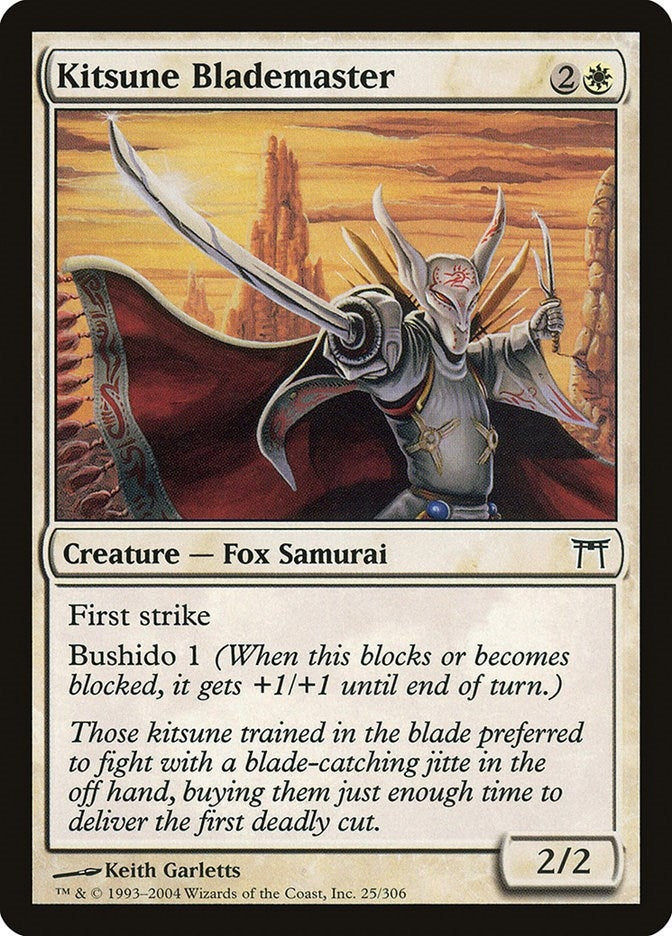 Image for Kitsune Blademaster (25) - Magic: The Gathering