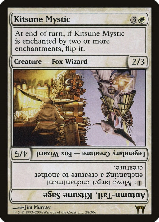 Image for Kitsune Mystic // Autumn-Tail, Kitsune Sage (28) - Magic: The Gathering