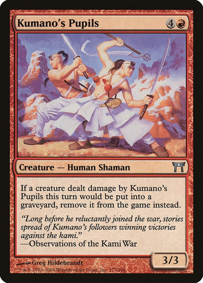 Image for Kumano's Pupils (177) - Magic: The Gathering