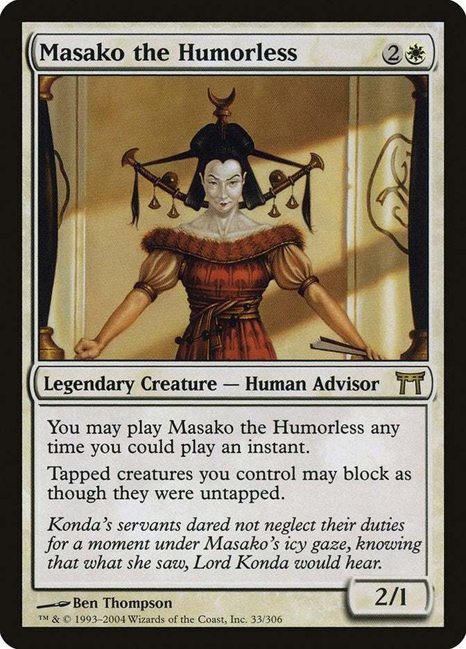 Image for Masako the Humorless (33) - Magic: The Gathering