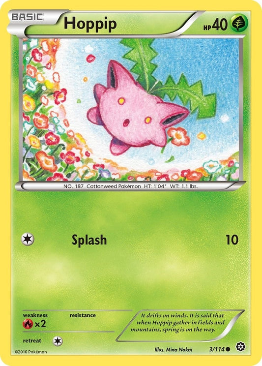 Image for Hoppip (3/114) - Pokemon