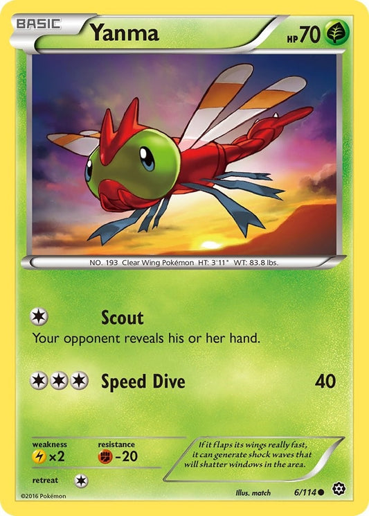 Image for Yanma (6/114) - Pokemon