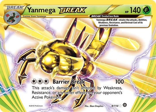 Image for Yanmega BREAK (8/114) - Pokemon