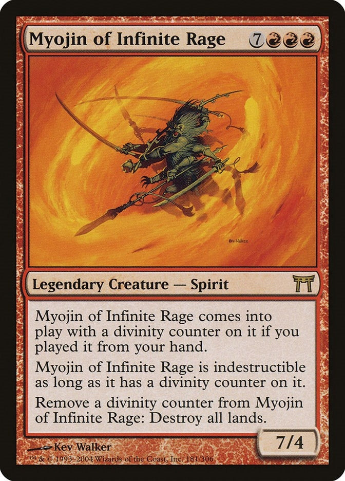 Image for Myojin of Infinite Rage (181) - Magic: The Gathering