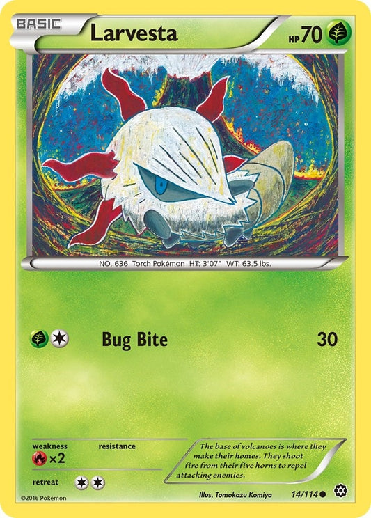 Image for Larvesta (14/114) - Pokemon