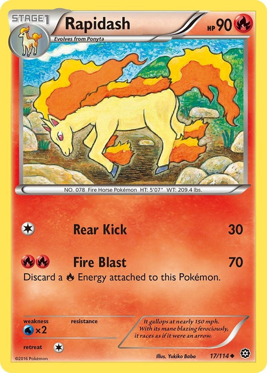 Image for Rapidash (17/114) - Pokemon