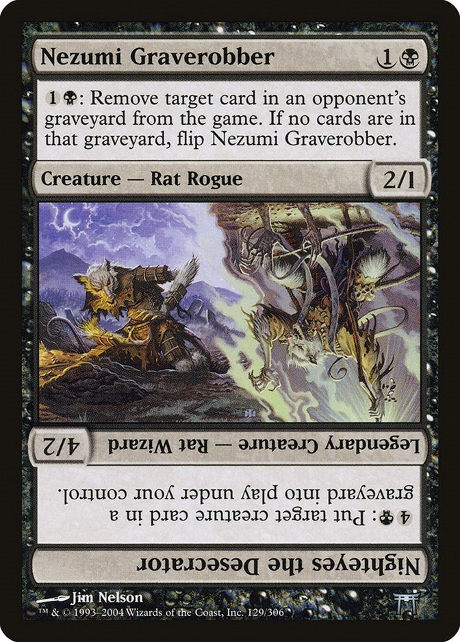 Image for Nezumi Graverobber // Nighteyes the Desecrator (129) - Magic: The Gathering