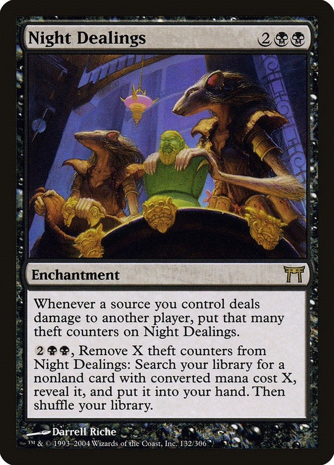 Image for Night Dealings (132) - Magic: The Gathering