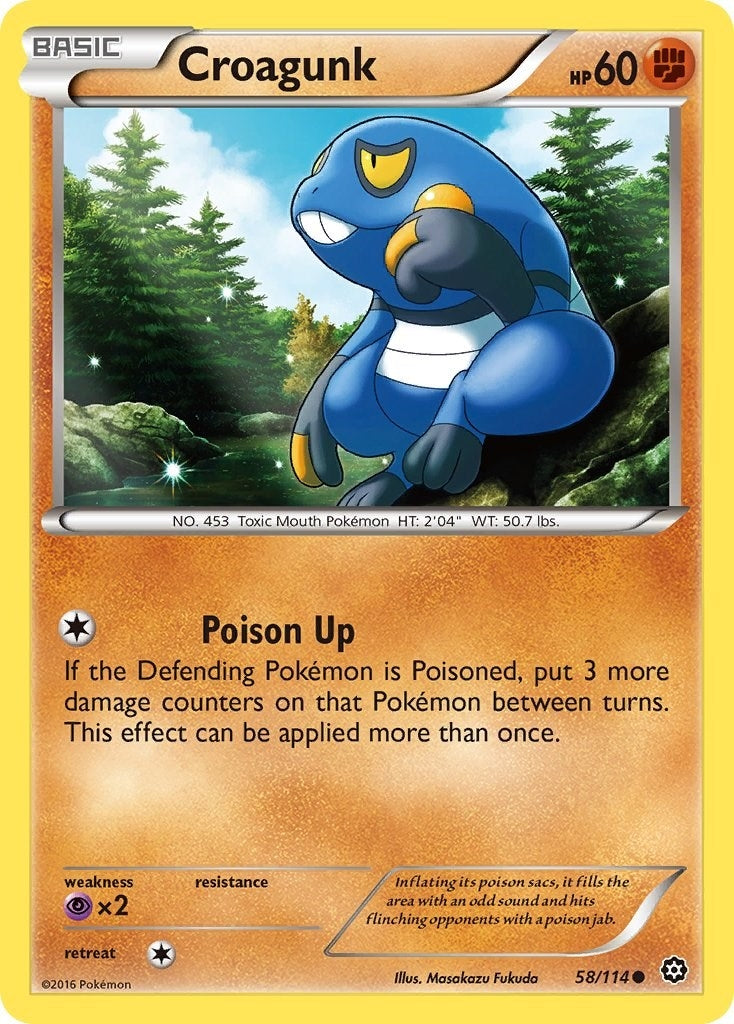 Image for Croagunk (58/114) - Pokemon