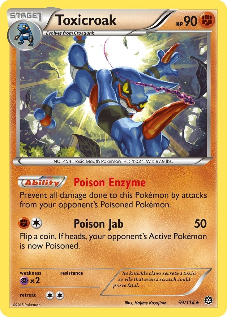 Image for Toxicroak (59/114) - Pokemon