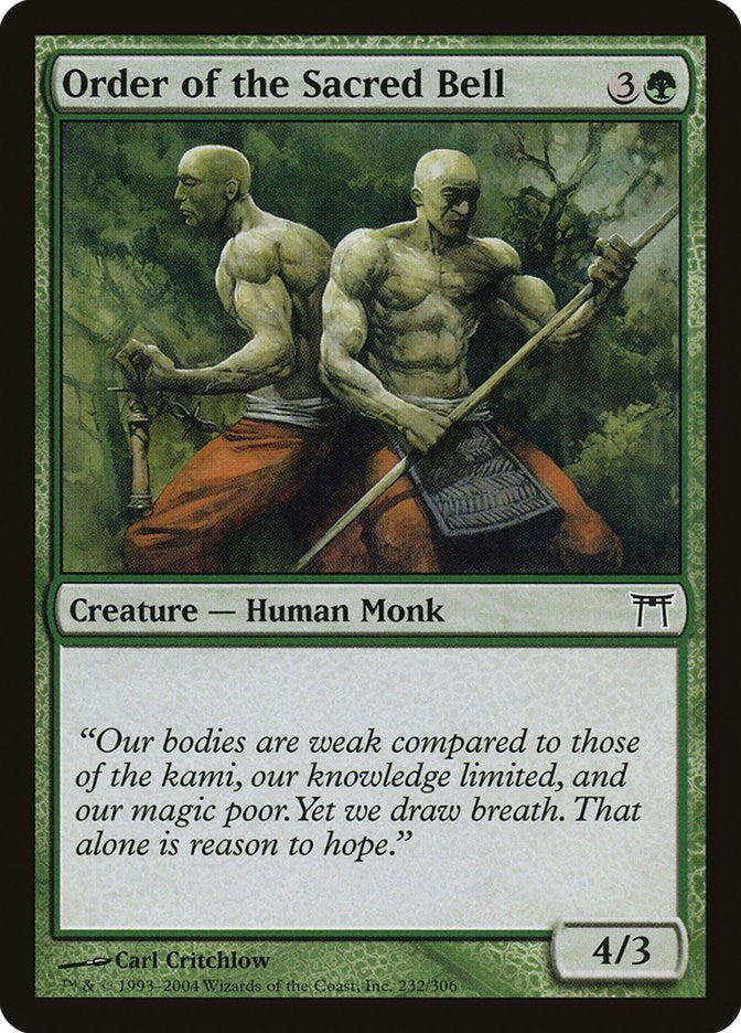 Image for Order of the Sacred Bell (232) - Magic: The Gathering
