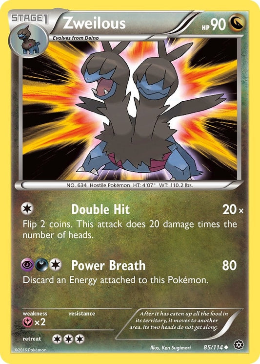 Image for Zweilous (85/114) - Pokemon