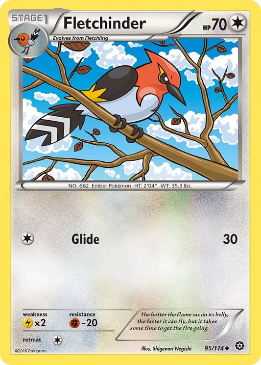 Image for Fletchinder (95/114) - Pokemon