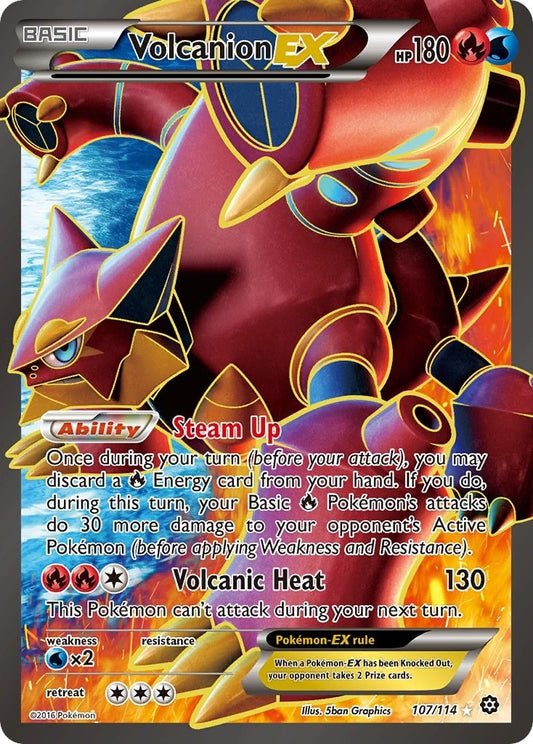 Image for Volcanion EX (Full Art) (107/114) - Pokemon