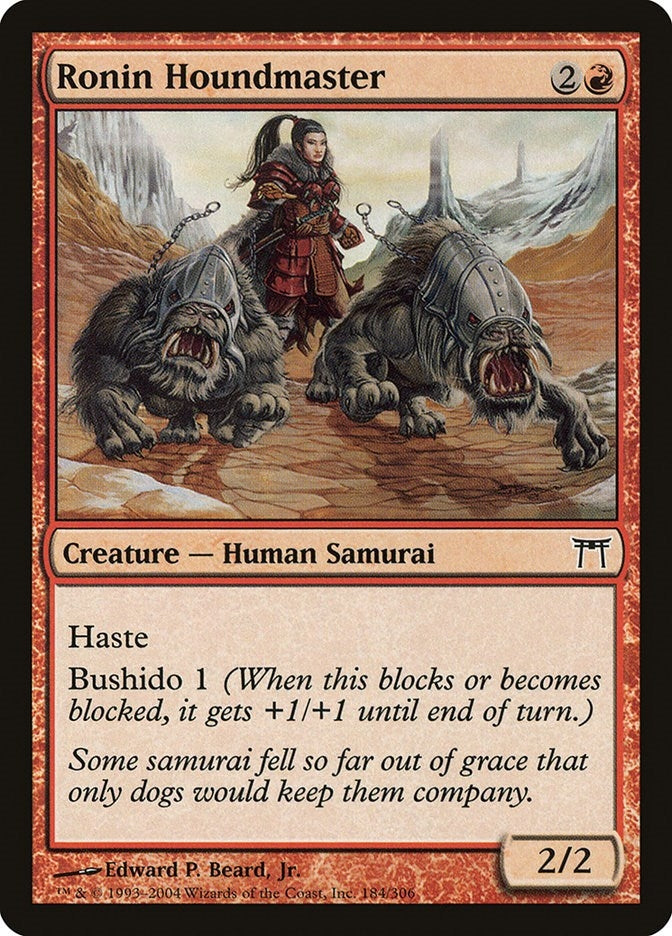 Image for Ronin Houndmaster (184) - Magic: The Gathering