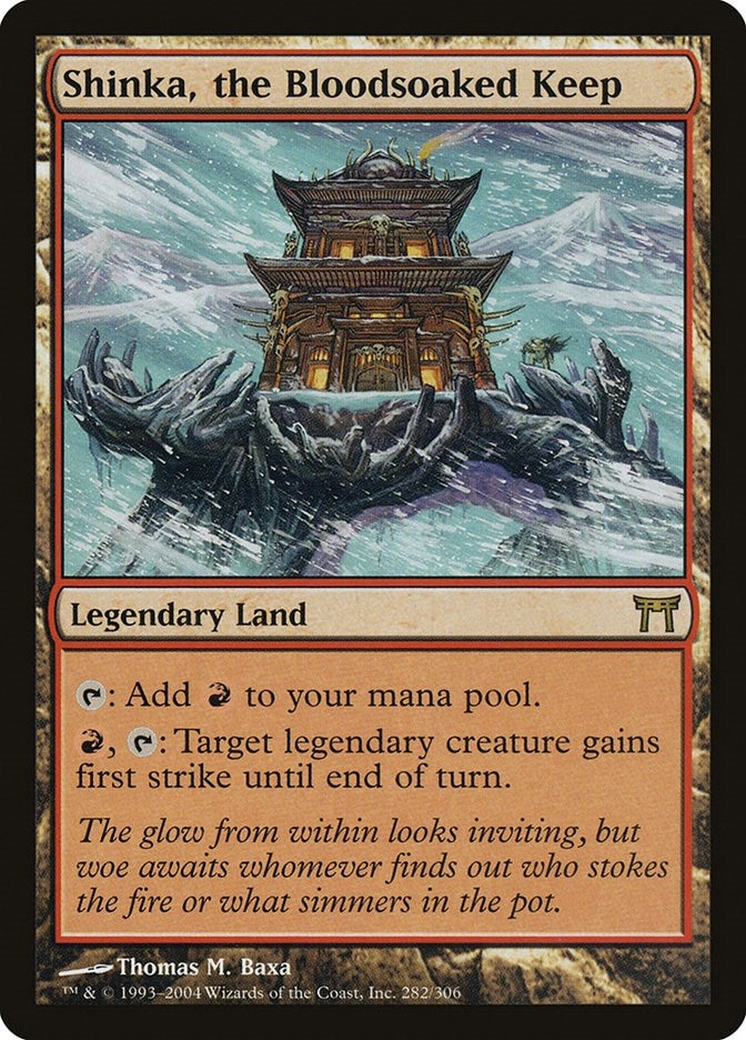 Image for Shinka, the Bloodsoaked Keep (282) - Magic: The Gathering