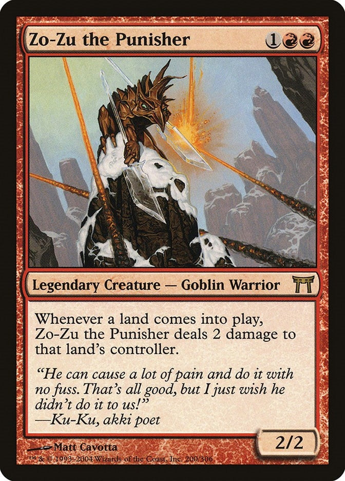 Image for Zo-Zu the Punisher (200) - Magic: The Gathering