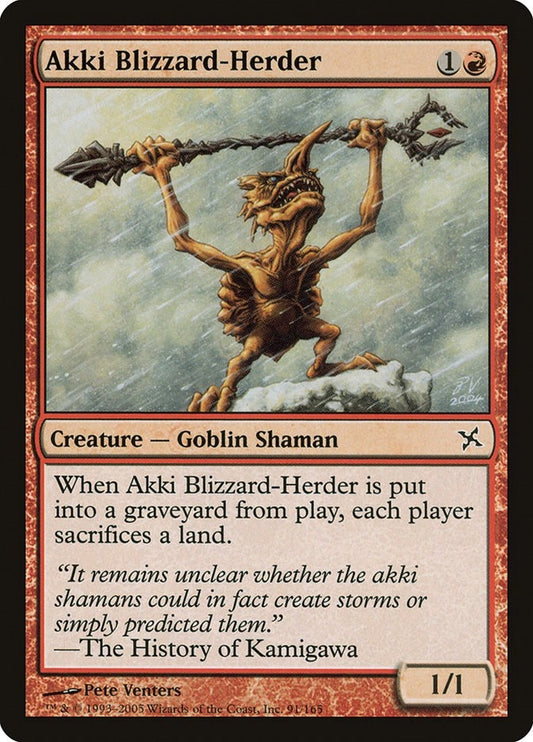 Image for Akki Blizzard-Herder (91) - Magic: The Gathering
