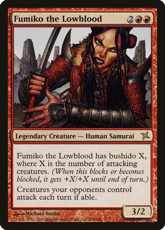 Image for Fumiko the Lowblood (104) - Magic: The Gathering