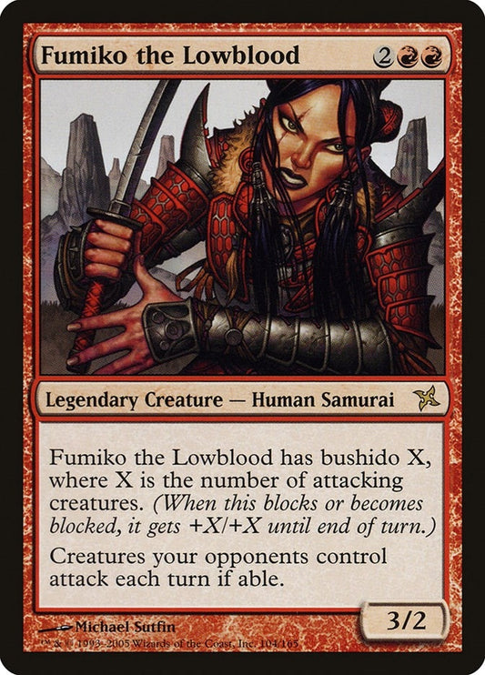 Image for Fumiko the Lowblood (104) - Magic: The Gathering