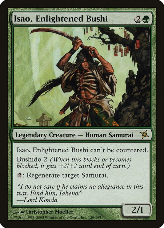 Image for Isao, Enlightened Bushi (129) - Magic: The Gathering