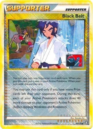 Image for Black Belt - 85/102 (League Promo) (085/102) - Pokemon