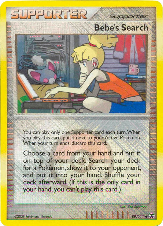Image for Bebe's Search - 89/111 (League Promo) (089/111) - Pokemon