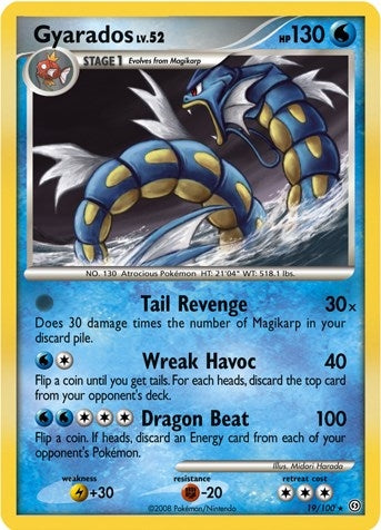 Image for Gyarados - 19/100 (DP Stormfront) (019/100) - Pokemon