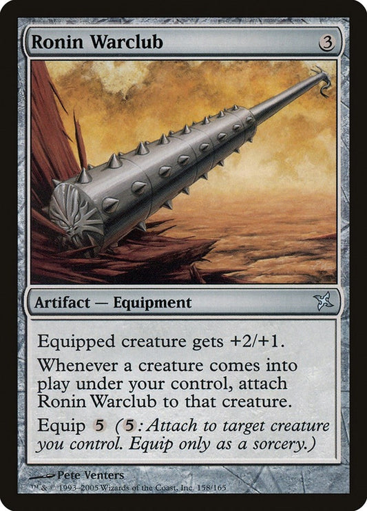 Image for Ronin Warclub (158) - Magic: The Gathering