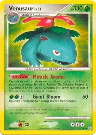 Image for Venusaur (Secret Wonders) (020/132) - Pokemon