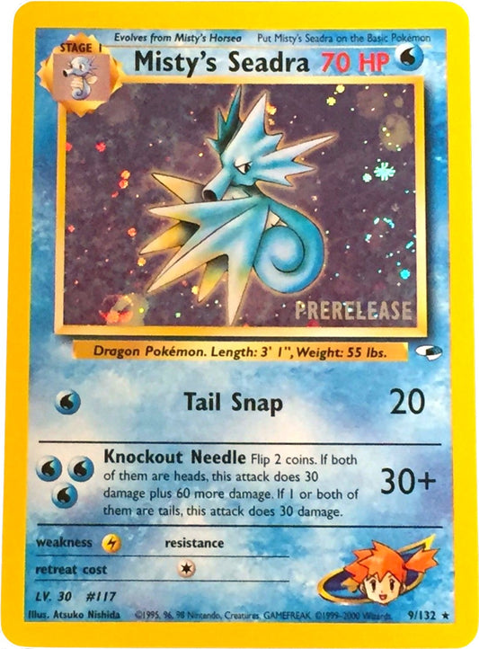 Image for Misty's Seadra (Prerelease) (009/132) - Pokemon