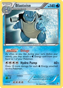 Image for Blastoise - 31/149 (BW Boundaries Crossed) (031/149) - Pokemon
