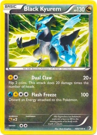 Image for Black Kyurem - 100/149 (BW Boundaries Crossed) (100/149) - Pokemon